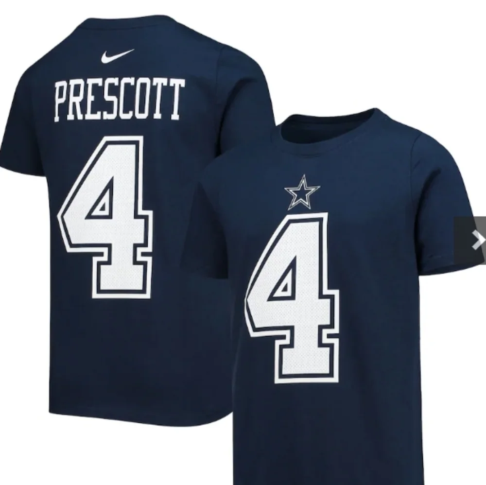 Team Apparel nike tee youth med Prescott #4 - Picture 1 of 5